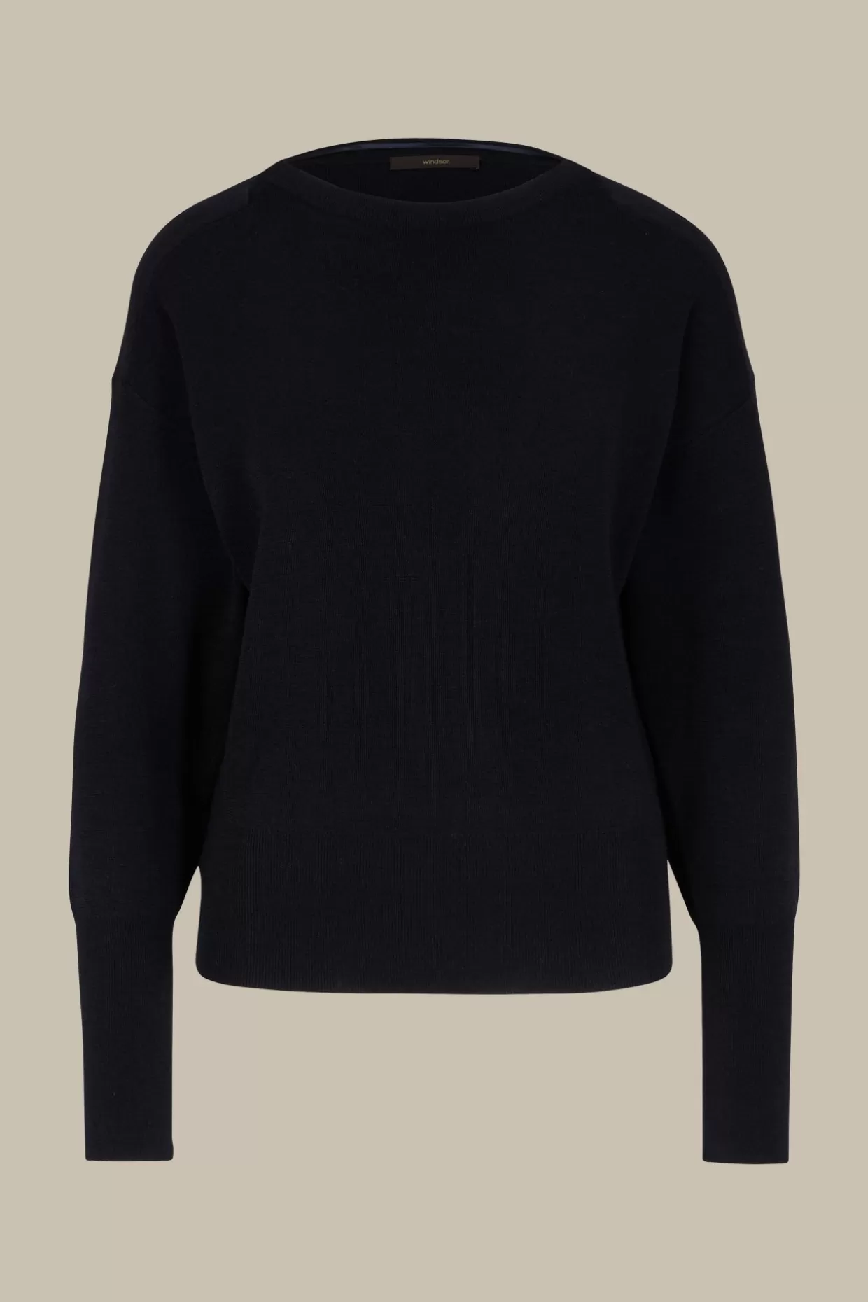 schurwollrippstrickpullover_mit_seide_in_4-2.webp Damen Windsor Schurwoll-Ripp-Strick-Pullover Mit Seide In